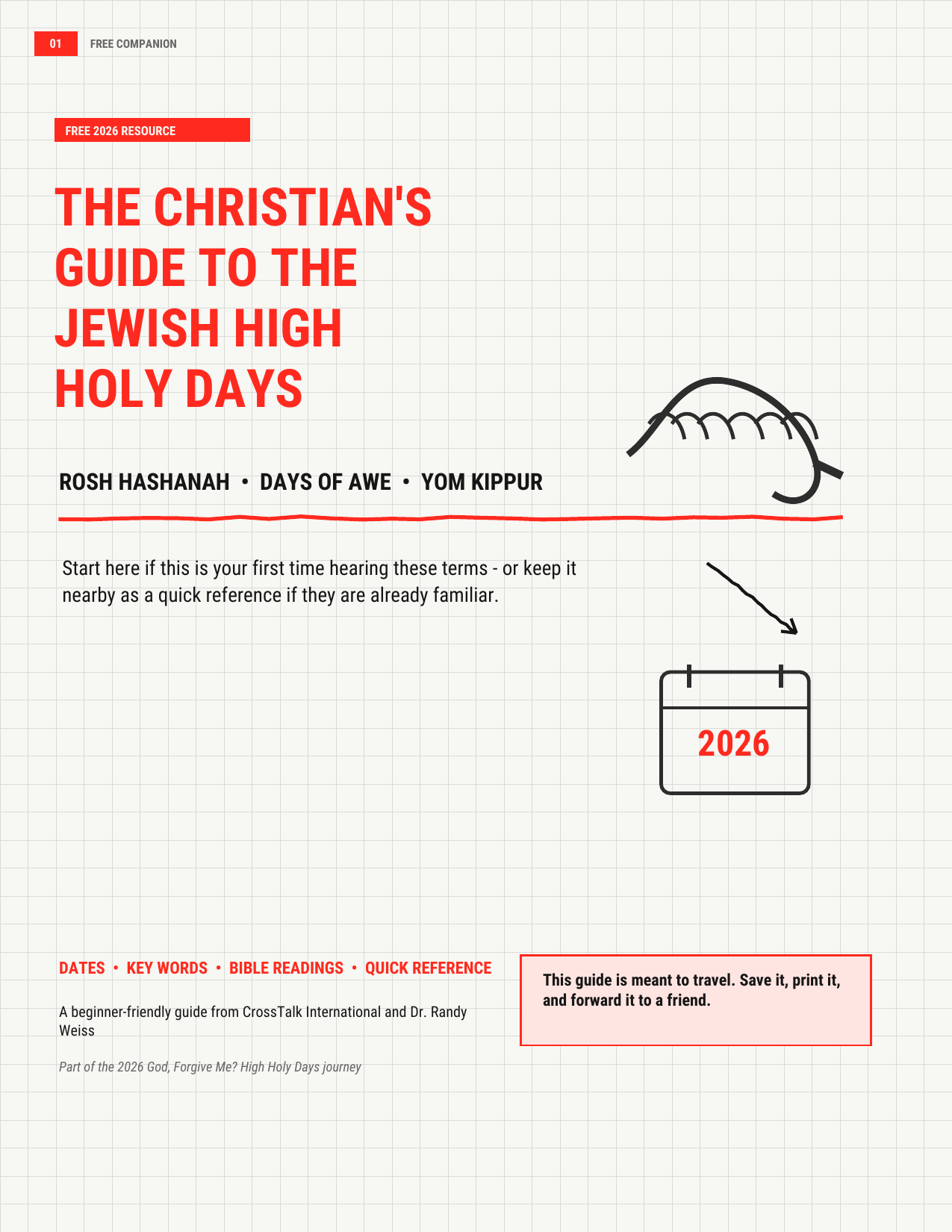A Christian's Guide to the Jewish High Holy Days