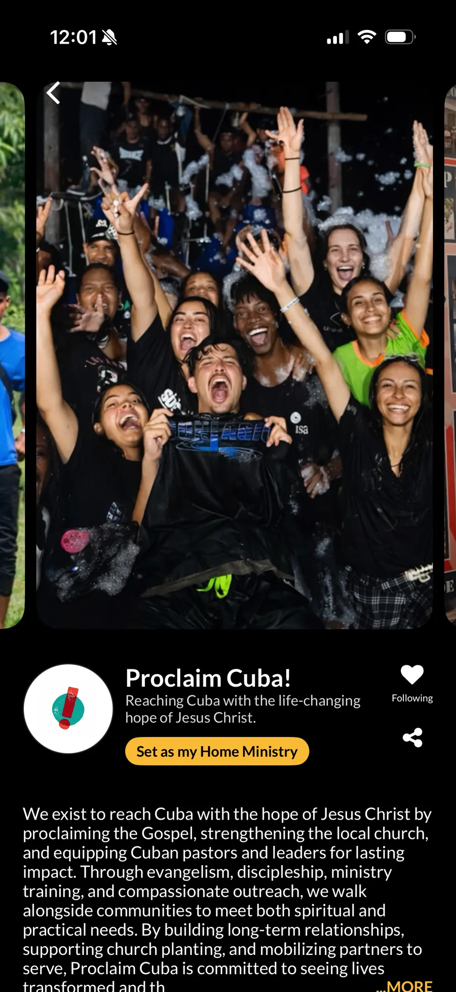 Ministry profile
