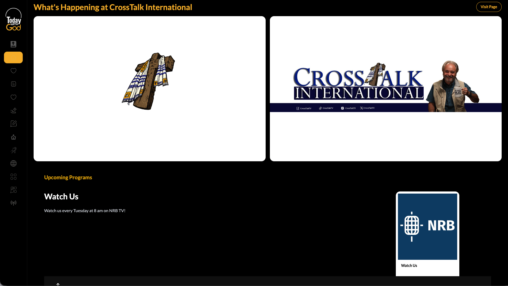 Ministries on Today With God web